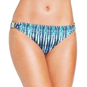 Bar III Reef Road Printed Hardware Bikini Bottoms